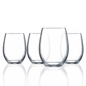 Luminarc Stemless Wine Glasses